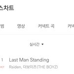 [더보이즈] 라스트맨스탠딩 <b>벅스</b> 1위