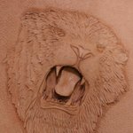 [가죽공예] 가죽 공예-호랑이 3D<b>카빙</b>(입체 조각)