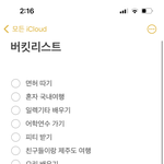 <b>버킷</b>리스트 쓰기 시작햇는데