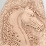 [가죽공예] 가죽 공예-말 <b>카빙</b>