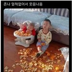 동생 귤 까주다 <b>탈진</b>한 형
