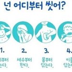 너네 샤워하는 <b>순서</b> 뭐얍
