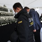 이태원 참사 현장 감식중인 과학<b>수사대</b> 형사들