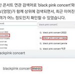 블랙핑크 콘서트 엉망