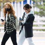 김세정 '매니저 보호 받으며 출국