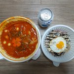 닭볶음탕이랑 간장<b>계란밥</b> 배달 시킴