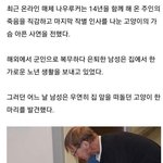 주인의 임종을 끝까지 지킨 고양이