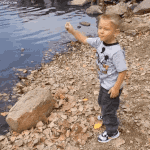 [댓글부탁해] 물수제비 장인.<b>gif</b>