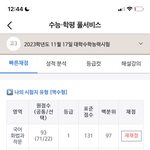 삼<b>수생</b> 수능 성적..