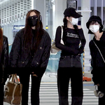 [에스파] 에스파 출국, 올블랙 '가려도 예쁘네~'