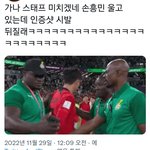 손흥민 울고잇는데 <b>가나</b> 스탶 셀카 찍엇대