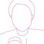 내 얼굴형 따라 그려봤는데