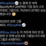 [스키즈] 스포티파이 전 세계 #23위✨