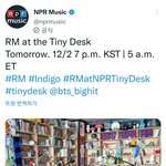 [방탄소년단] +일정추가) <b>엔피</b>알 ta니책상!!