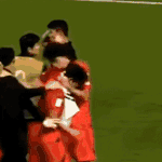 이 짤 조규성이<b>뽀뽀</b>할려고하니깐