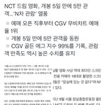 [NCT드림] 개봉 5일만에 5만 관객 <b>동원</b>