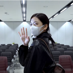 [이상형] 아이브 안유진 입국, 늦은 밤에도 '<b>상큼</b>한 미소시'