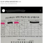 수능 <b>성적표</b> 유출된거봄??