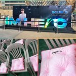 임영웅 콘서트에 임영웅이 선물한 <b>방석</b>보니