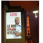 영국 대 프랑스를 앞둔 에펠탑 근황