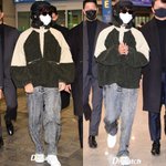 뷔 <b>인천</b>공항 입국했는데