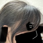 사이드<b>뱅</b> 숱이 너무 많나
