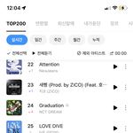 [NCT드림] 수록곡도 30위 안으로 들어왓당!!