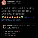 [NCT드림] 차트계정 떨고잇눈거 댕웃걐ㅋㅋㅋㅋ