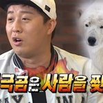 정국이는 파인애플을 찢어