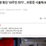 코로나 15주만 <b>최다</b>