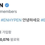 [엔하이픈] 엔하이픈 트위터 <b>팔</b>로워 천만명!!