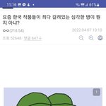 요즘 한국 <b>작품</b>들이 단체로 걸린 병