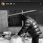 [방탄소년단] 김남준 <b>눈사람</b> 만드는중