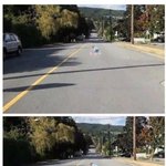 캐나다의 과속방지 그림