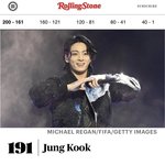 전정국 미국 롤링스톤이 선정한 <b>역대</b> 최고 가수 200인