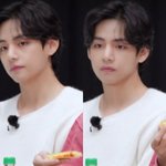 오늘뜬 달려라방탄에서 얼굴공격 쩌는 <b>뷔</b>