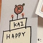 카이가 그린 케이크/ 받은 케이크