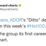 [뉴진스] ⭐️<b>디토</b> 빌보드 핫백 진입⭐️