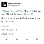 [모두드루와] 뉴진스 데뷔 <b>반년</b>만에 괴물신인등극