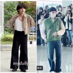 뷔<b>vs</b>지민 패션쇼 출국사진 누가 더 잘생김?