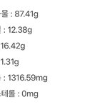 영양<b>성분</b> 요정도면 ㅁㅌㅊ임?