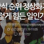 시상식 순위 정상화가 그렇게 힘든 일인가