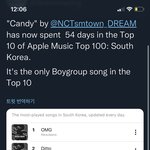 [NCT드림] 애플뮤직은 팬덤 스밍도 없는데