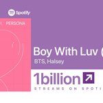 [군대] 작은시 한국어곡 최초로 스포티 10억 <b>돌파</b>