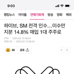 하이브가 SM<b>인수</b>함