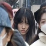 스테이씨 윤 출근길때