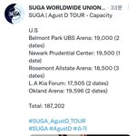 [모두드루와] 방탄 솔로 <b>투어</b> 규모 별거 없네