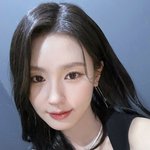 아이들 미연 오늘자 흑<b>장발</b> 셀카