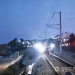누리호 열차 사망 사고 발생 영동선 <b>차질</b>