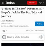 [방탄소년단] 쩨홉 인더<b>박스</b> D플 월드차트 6위